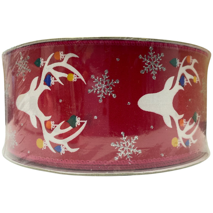 Member's Mark Premium Wired Edge Holiday Ribbon, 2.5" Wide x 50 Yds