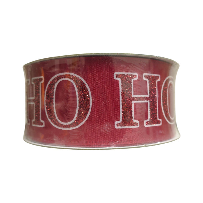 Members Mark 2.5 inch x 50 yards Wired Edge Premium Ribbon, Holiday