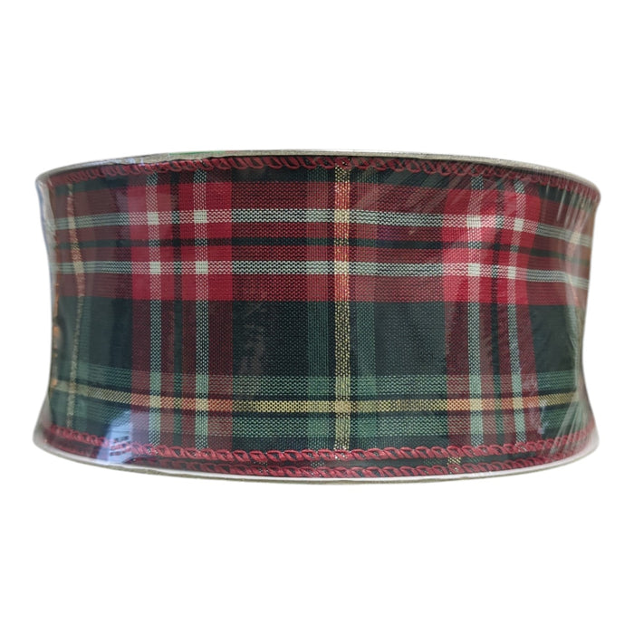 Members Mark 2.5 inch x 50 yards Wired Edge Premium Ribbon, Holiday
