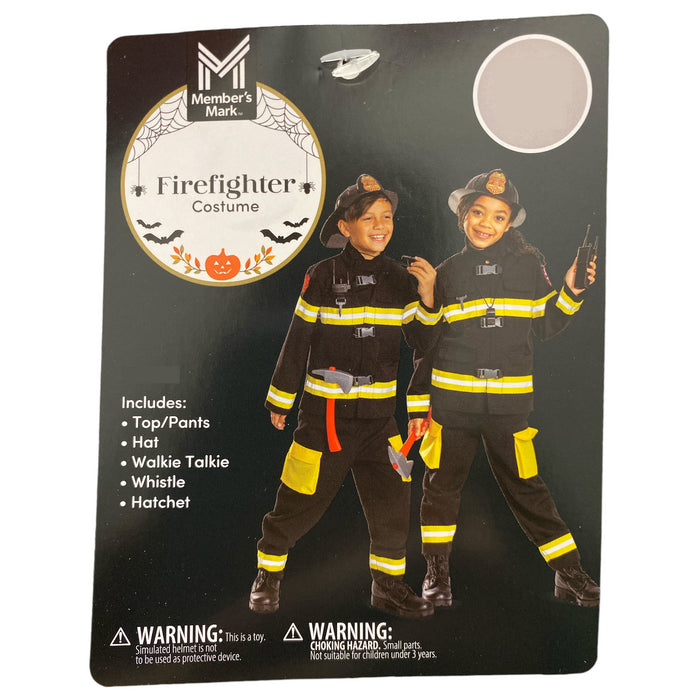 Member's Mark Kid's Unisex Firefighter Premium 6 Piece Costume