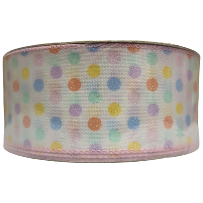 Member's Mark Premium Wired Edge Spring Ribbon, 2.5"x50Yds