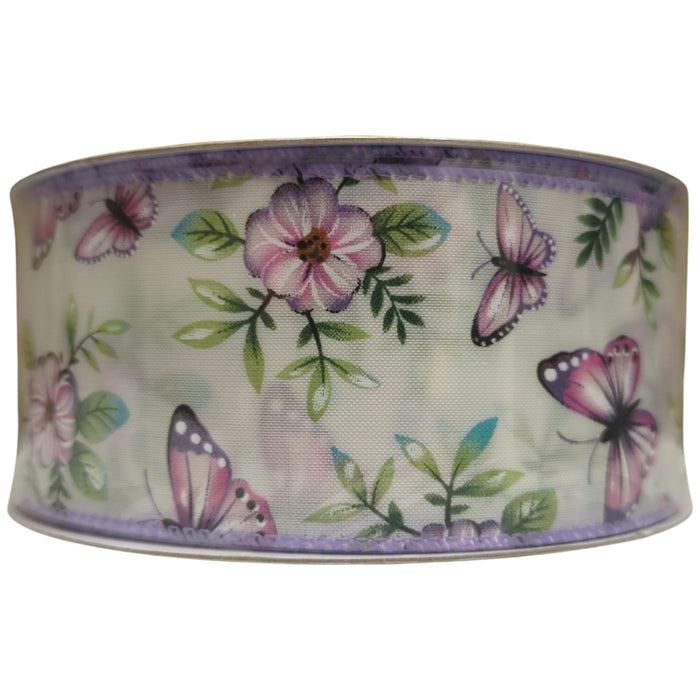 Member's Mark Premium Wired Edge Spring Ribbon, 2.5"x50Yds