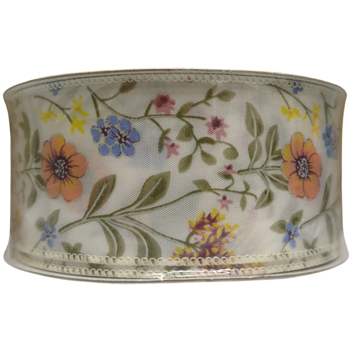 Member's Mark Premium Wired Edge Spring Ribbon, 2.5"x50Yds