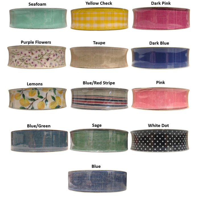 Member's Mark Wired Edge Premium Spring Ribbon, 1.5"W x 50yds