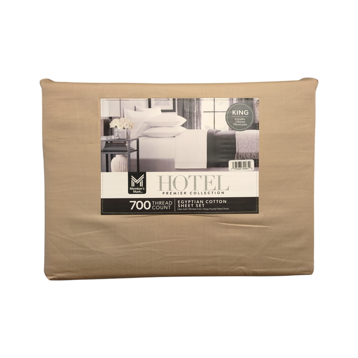 Member's Mark Egyptian Cotton 6-Piece Sheet Set, 700 Thread Count, King