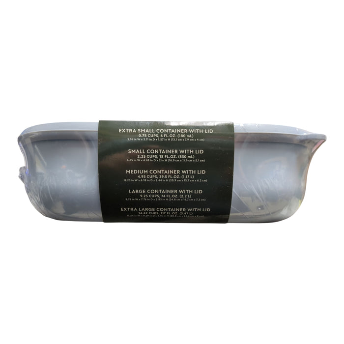 Member's Mark Ecoluxe Rectangular Food Storage Set, 10 Piece