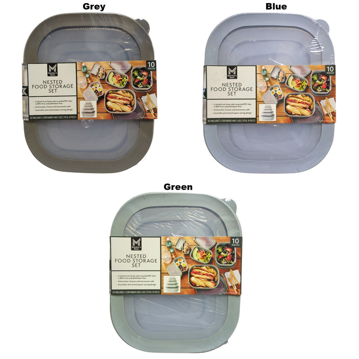 Member's Mark Ecoluxe Rectangular Food Storage Set, 10 Piece