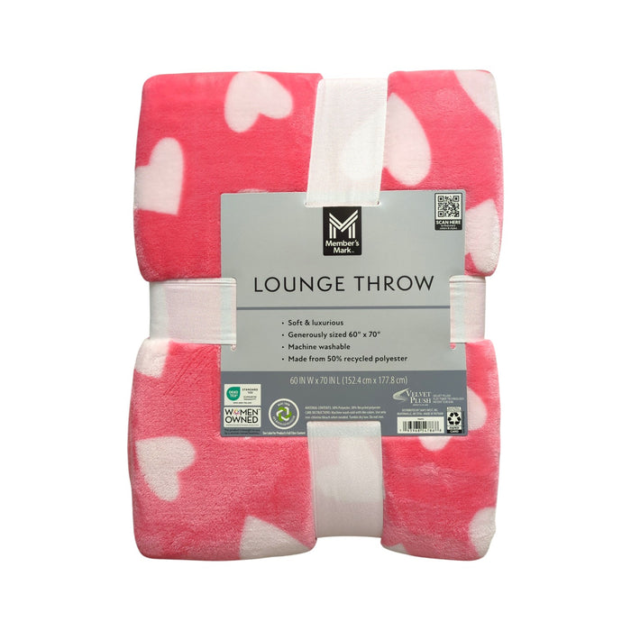 Member's Mark Oversized & Luxuriously Soft Lounge Throw, 60" x 70"