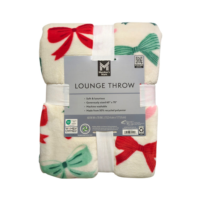 Member's Mark Oversized & Luxuriously Soft Lounge Throw, 60" x 70"