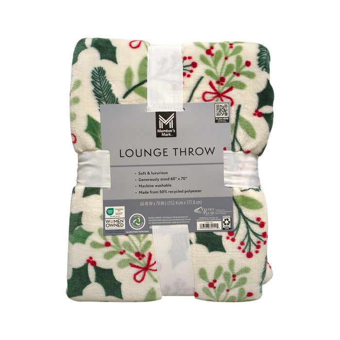 Member's Mark Oversized & Luxuriously Soft Lounge Throw, 60" x 70"