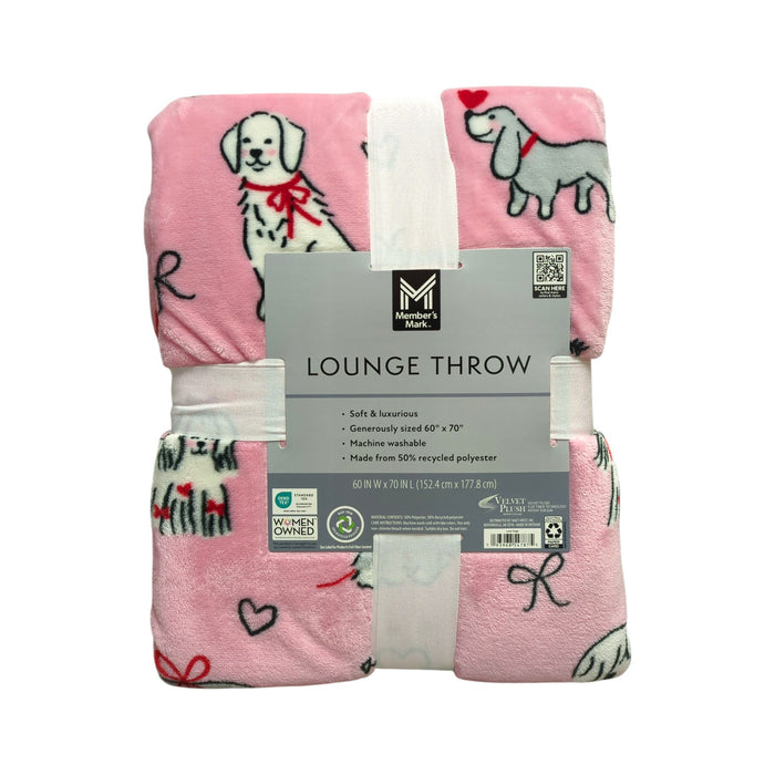 Member's Mark Oversized & Luxuriously Soft Lounge Throw, 60" x 70"