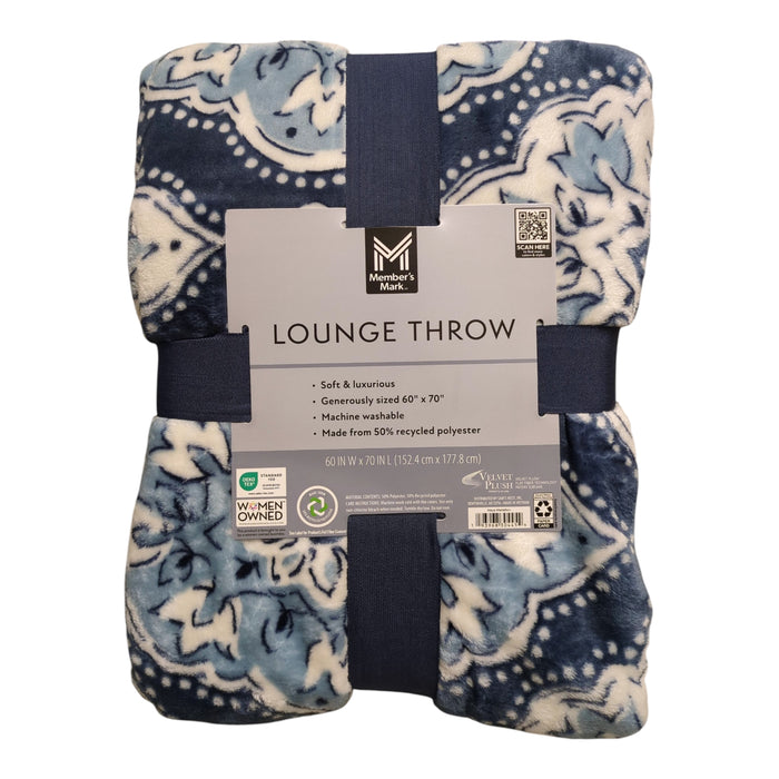 Member's Mark Oversized & Luxuriously Soft Lounge Throw, 60" x 70"