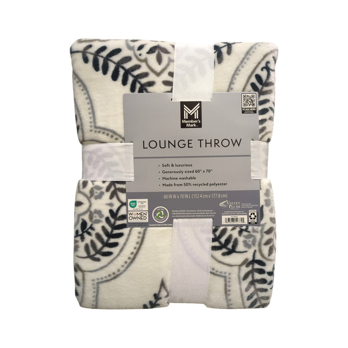 Member's Mark Oversized & Luxuriously Soft Lounge Throw, 60" x 70"