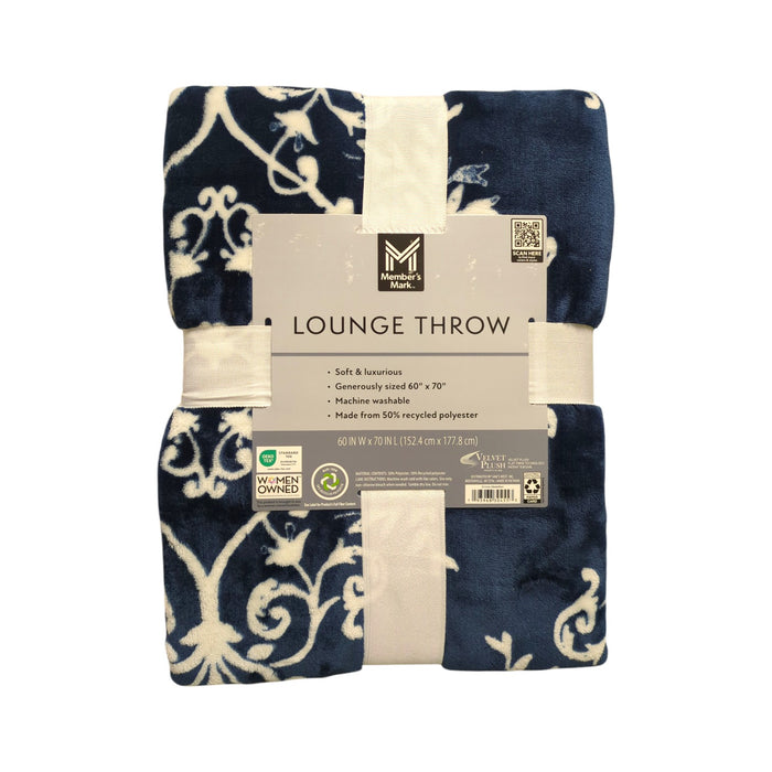 Member's Mark Luxuriously & Oversized Soft Lounge Throw, 60" x 70"