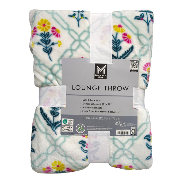 Member's Mark Luxuriously & Oversized Soft Lounge Throw, 60" x 70"