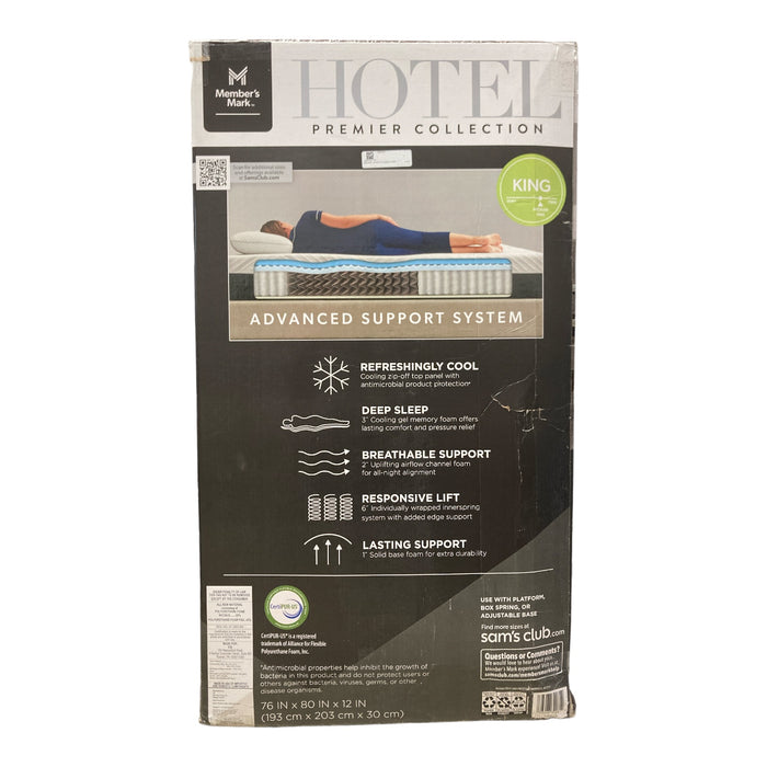 Members Mark Hotel Premier Collection 12in Hybrid Mattress (Queen)