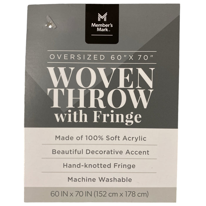 Member's Mark Lightweight & Soft Corded 100% Acrylic Throw, 60" x 70"