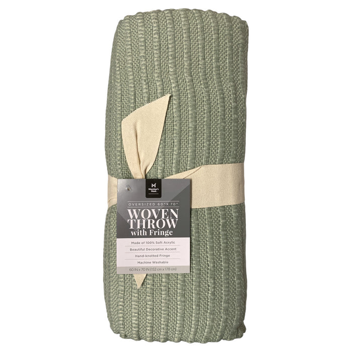Member's Mark Lightweight & Soft Corded 100% Acrylic Throw, 60" x 70"