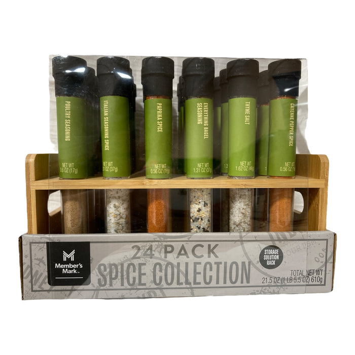 Member's Mark Gourmet Rubs and Spice Rack Gift Set, 24pk