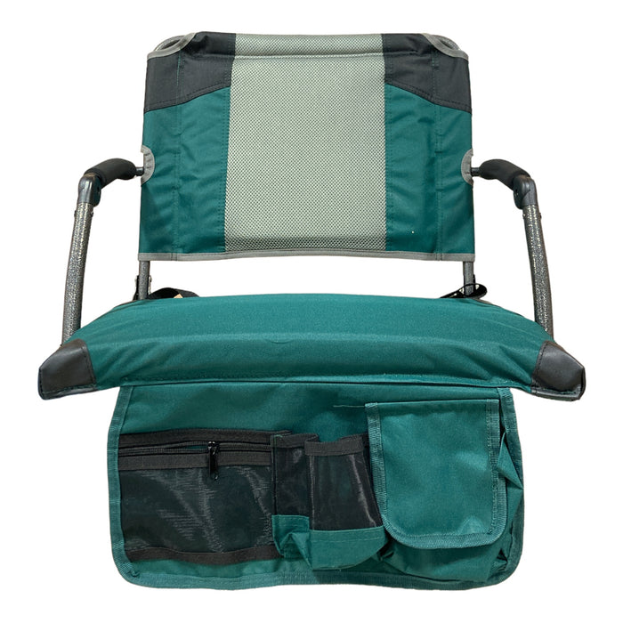 Member's Mark Deluxe Folding Stadium Seat With Lumbar Support, Green