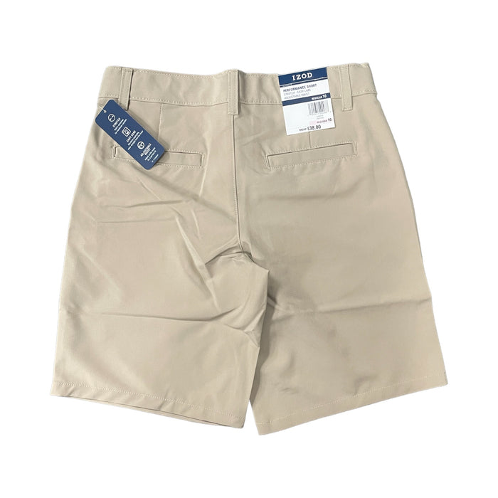 IZOD Boy's Adjustable Waist Shrink Resistant Stretch Performance Shorts