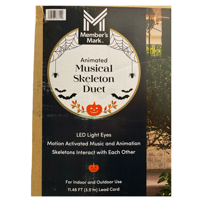 Member's Mark Motion Activated Musical Halloween Skeletons, Set of 2