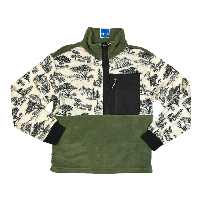 Member's Mark Boy's Easy Pull-On Half-Zip Fleece Pullover