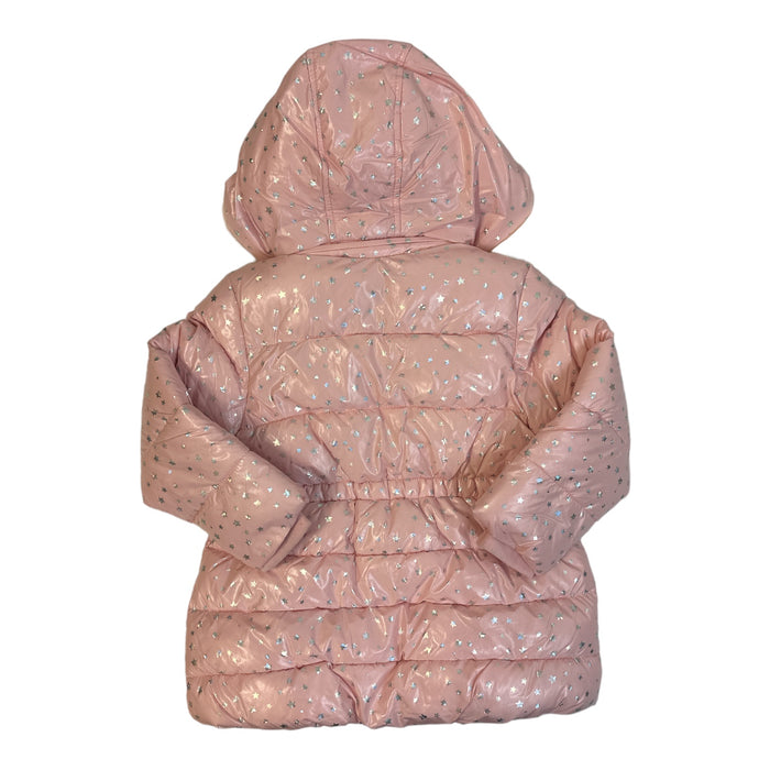 Member's Mark Girl's Wind Resistant Removable Faux Fur Hooded Warm Puffer Jacket