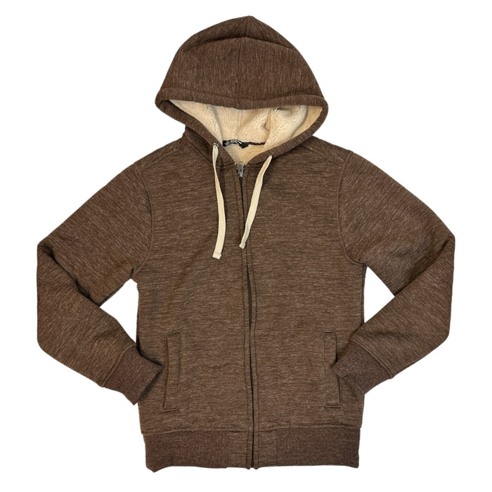 Member's Mark Men's Full-Zip Soft Fleece Sherpa Lined Hoodie