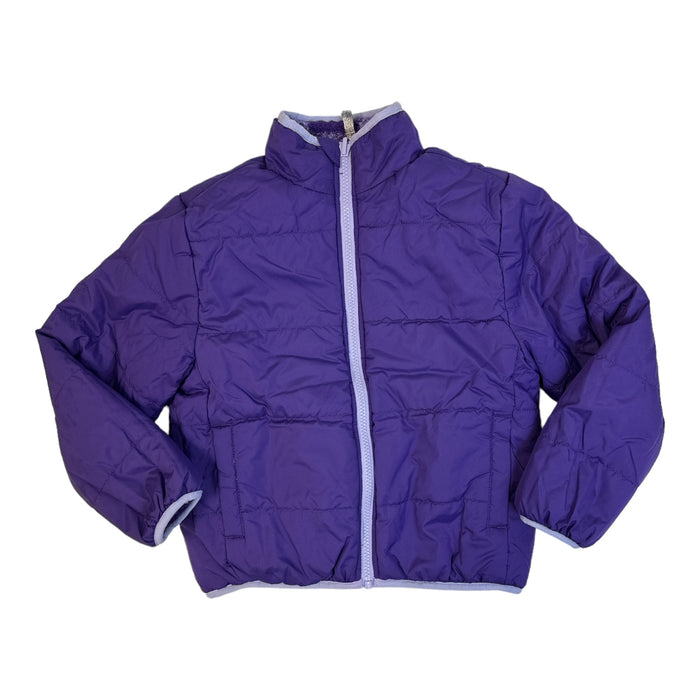 Member's Mark Girl's Regular Fit Full-Zip Fleece Reversible Jacket