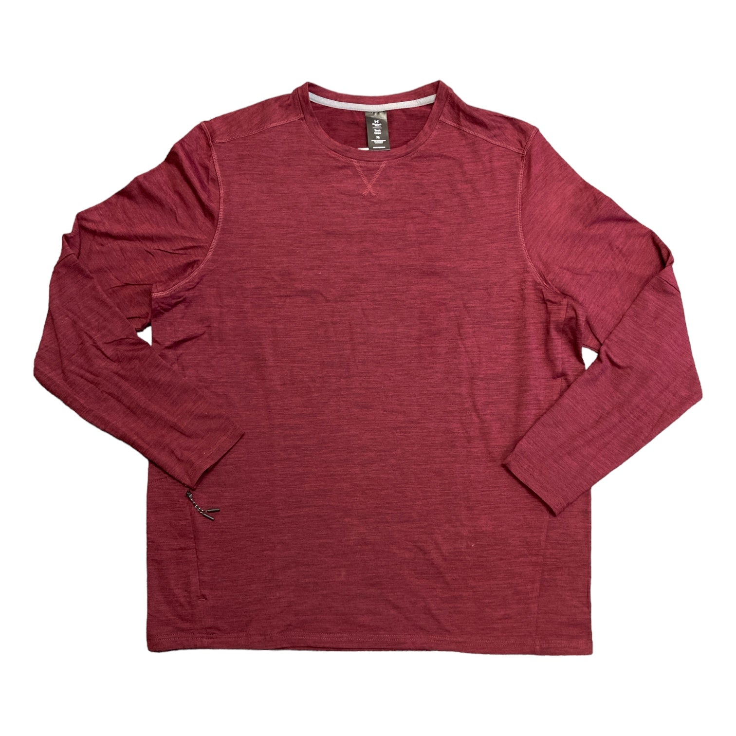 Member's Mark Men's Long Sleeve Brushed Fabric Tech Crew Member's Mark Men's Long Sleeve Brushed Fabric Tech Crew