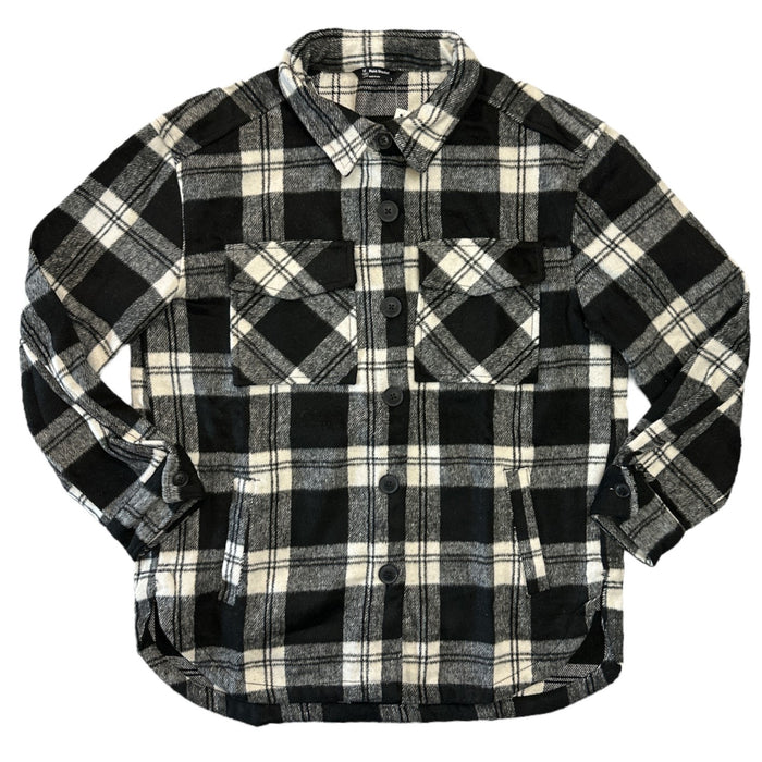 Member's Mark Women's Relaxed Fit Button Front Plaid Shacket