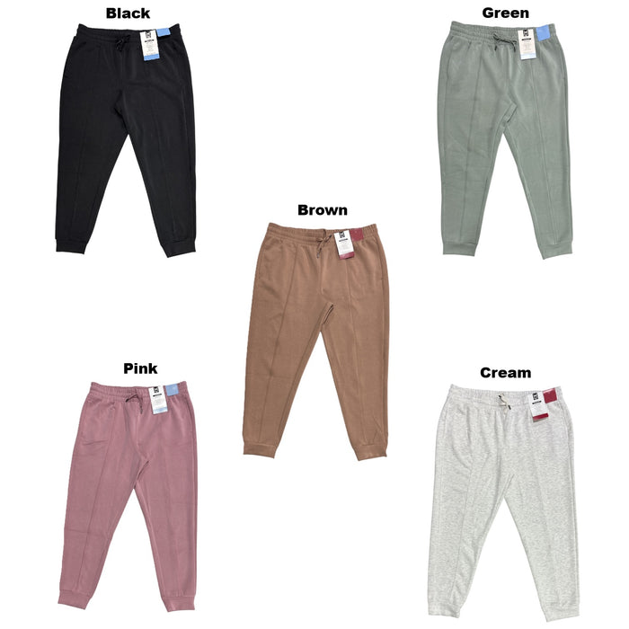 Member's Mark Women's Soft Stretch Sandwash Front Seam Piping Jogger