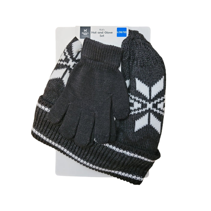 Member's Mark Kids Texting Tips Warming and Cozy Hat and Glove Set