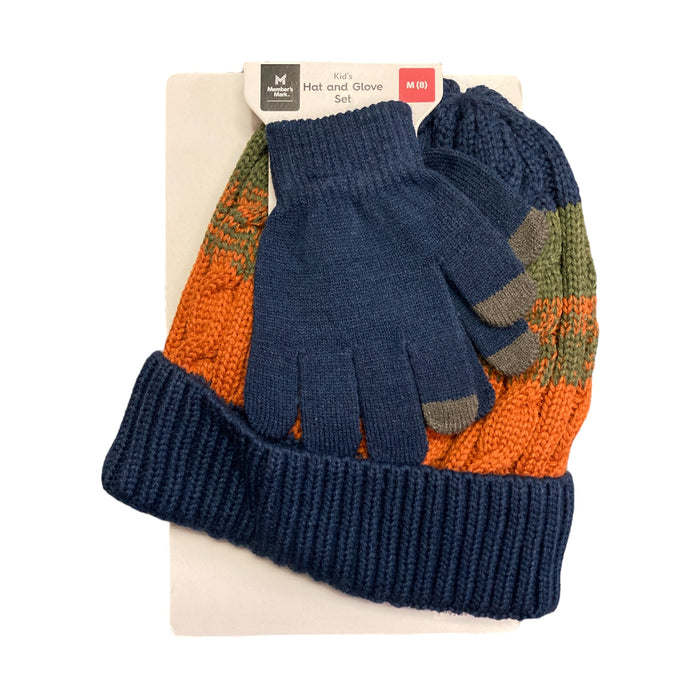 Member's Mark Kids Texting Tips Warming and Cozy Hat and Glove Set