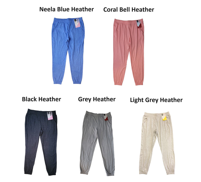 Member’s Mark Ladies Moisture Wicking Heather Jersey Favorite Soft Jogger