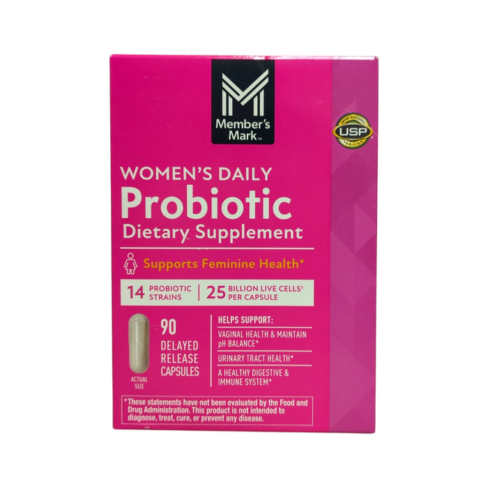 Member's Mark Women's Daily Probiotic Capsules, 90ct