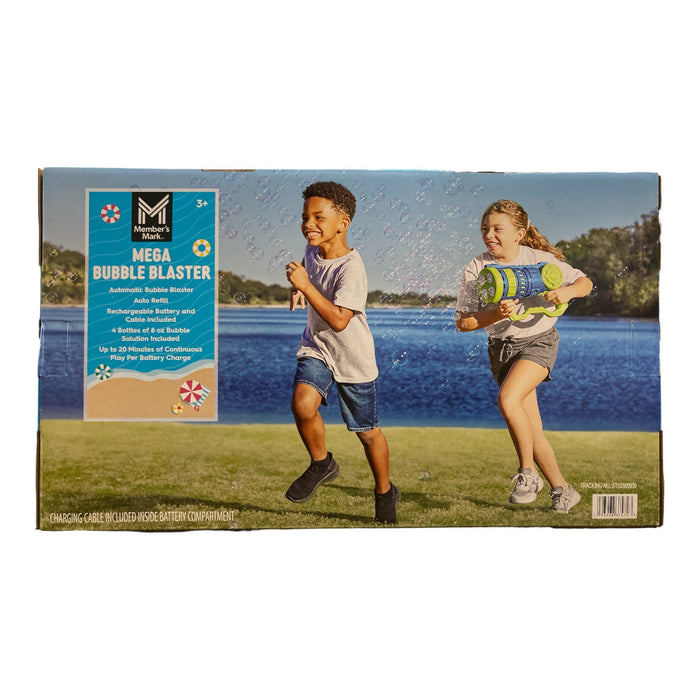 Member's Mark Electric Mega Bubble Blaster with Bubble Solution