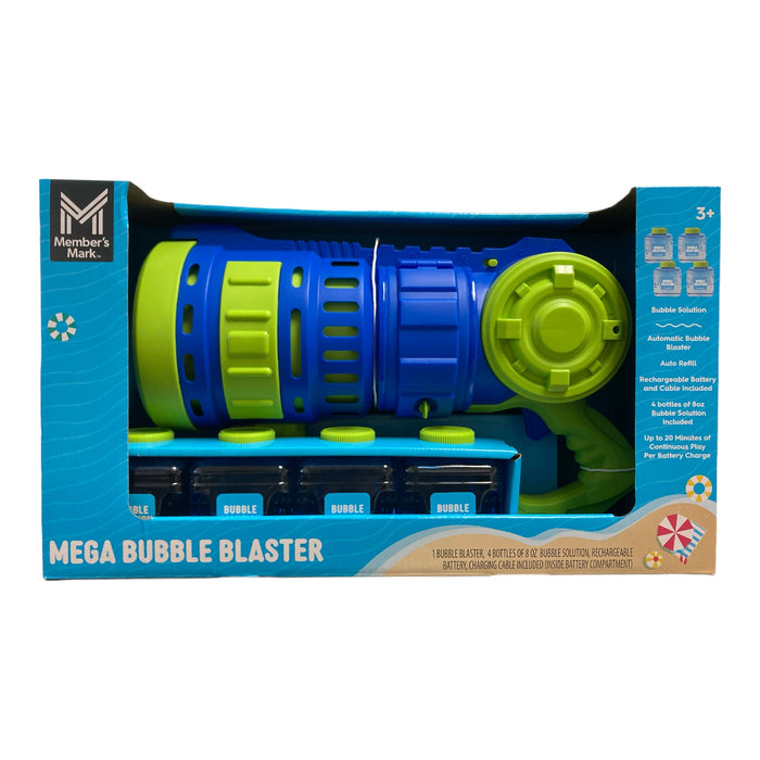 Member's Mark Electric Mega Bubble Blaster with Bubble Solution ...