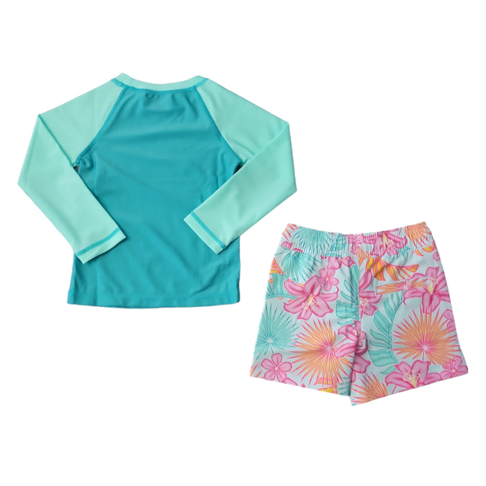 Member's Mark 2-Piece Family Swim Boy's Rashguard & Swim Trunk Set