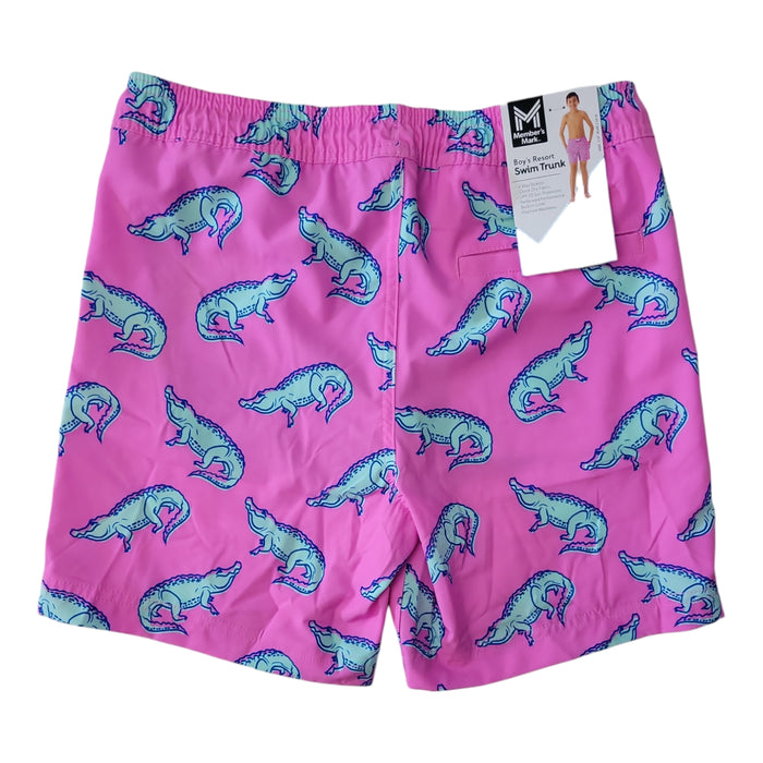 Member's Mark Boys 4Way Stretch Quick Dry UPF50 Sun Protection Resort Swim Trunk
