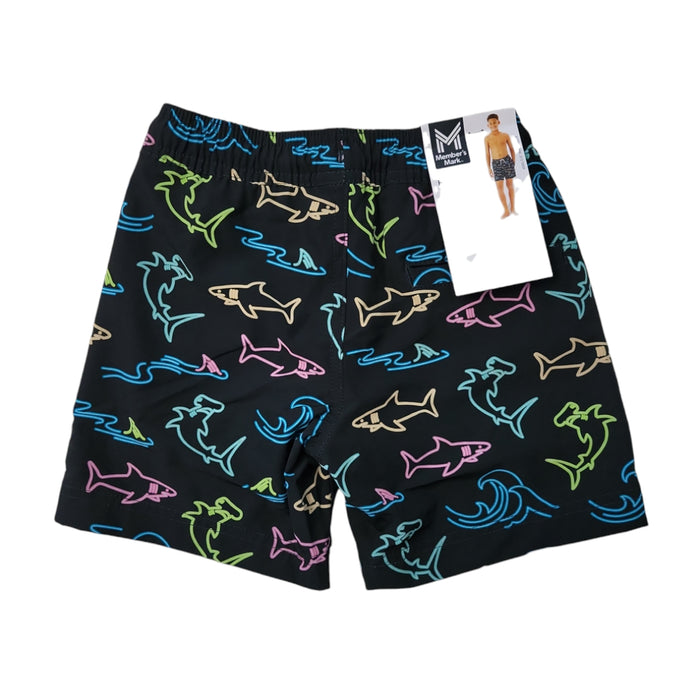 Member's Mark Boys 4Way Stretch Quick Dry UPF50 Sun Protection Resort Swim Trunk