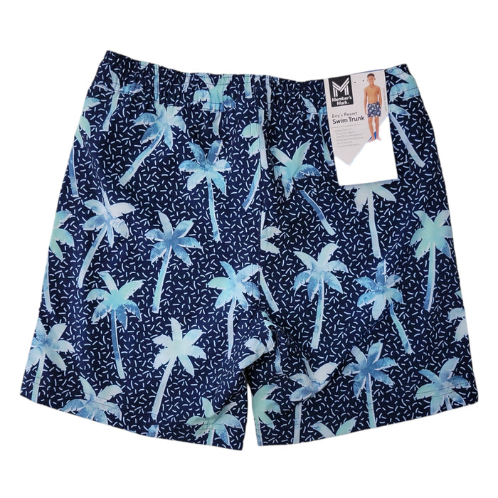 Member's Mark Boys 4Way Stretch Quick Dry UPF50 Sun Protection Resort Swim Trunk