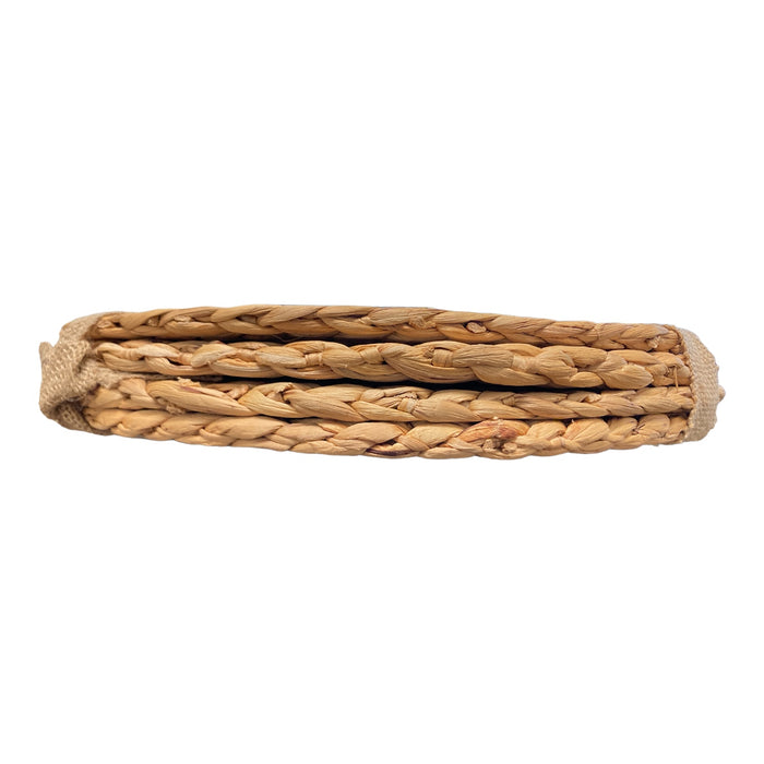 Member's Mark Natural Water Hyacinth Handwoven Placemats, 4pk