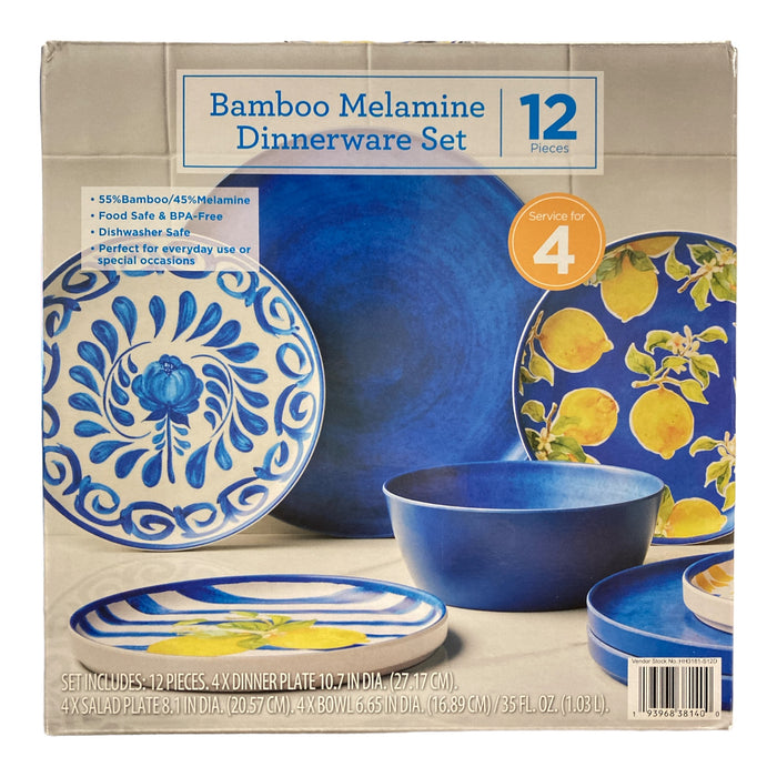 Member's Mark BPA Free Melamine Dinnerware Set, 12pc