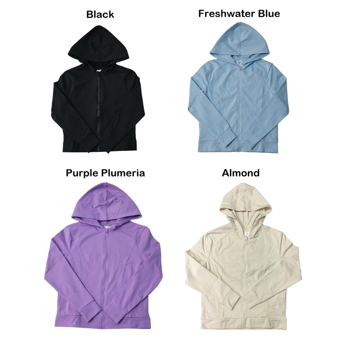 Member's Mark Girls Thumbholes In Cuffs Active Full-Zip Jacket