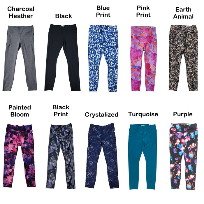Member's Mark Girls Pull-On Side Pockets 7/8 Length Active Legging