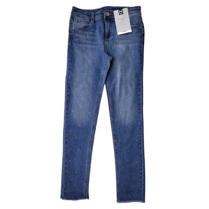 Member's Mark Girls Soft Stretch Skinny Fit Adjustable Waistband 5 Pockets Jeans