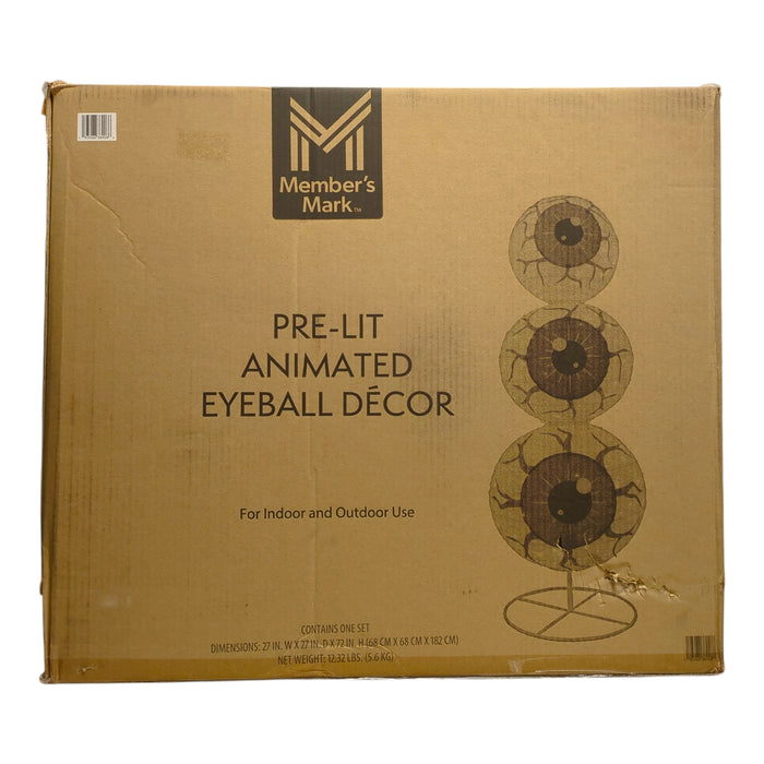 Member's Mark 6' LED Pre-Lit Animated Eye Ball Decor