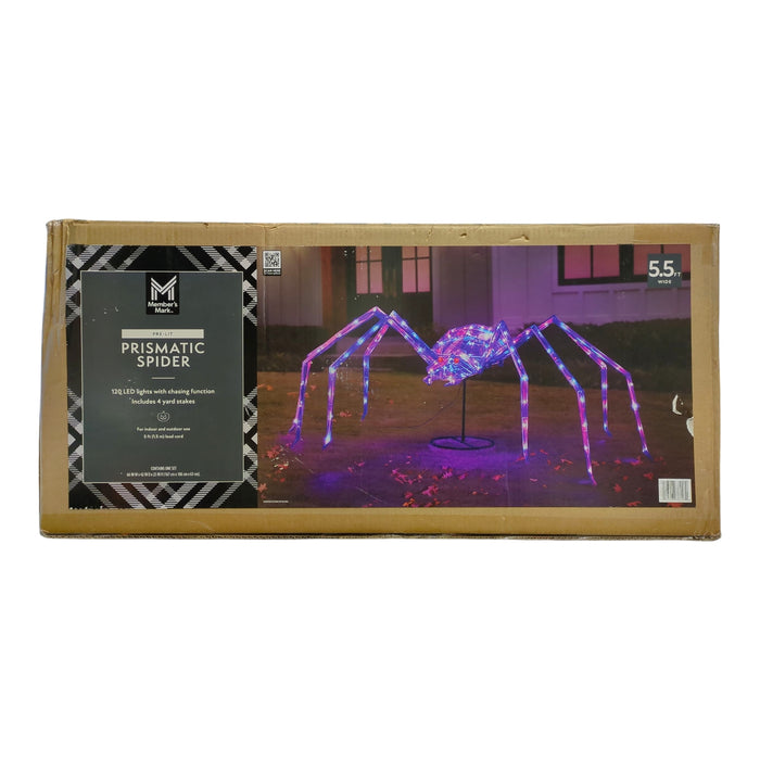 Member's Mark 120 LED Pre-Lit Prismatic Spider, 66in x 42in x 25in